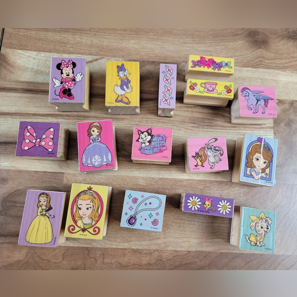 Disney Rubber Stamps Toys Crafts